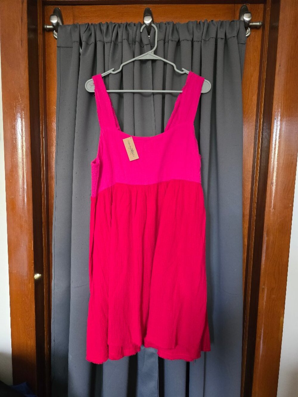 BNWT Natural Life Pink and Red Mini Dress - Size L- - never worn!